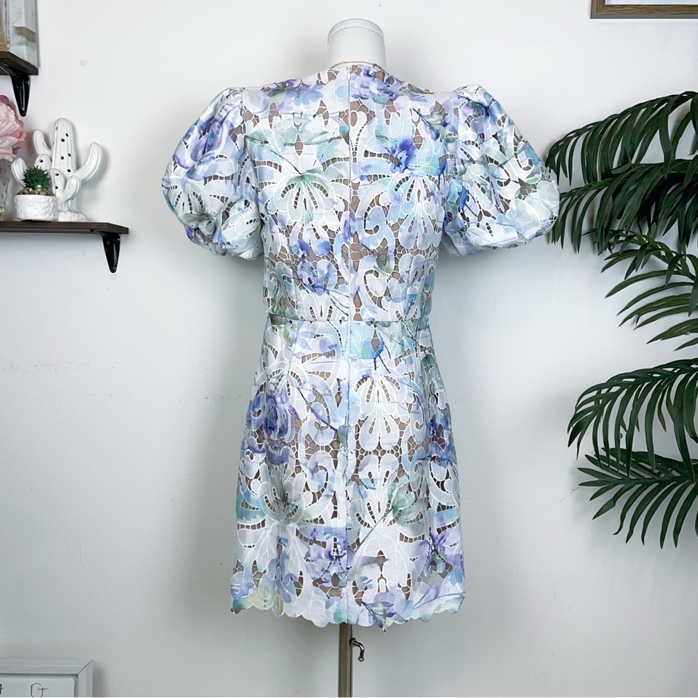 Elliatt Seville Lace Mini Dress in Spring Multi - Picture 8 of 11